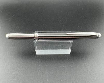 Platinum Stainless Steel Pocket Fountain Pen 18K White Gold Fine Nib