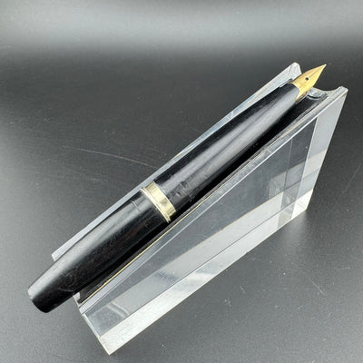 Sailor Black & Gold Pocket Fountain Pen 14K Gold Fine Nib