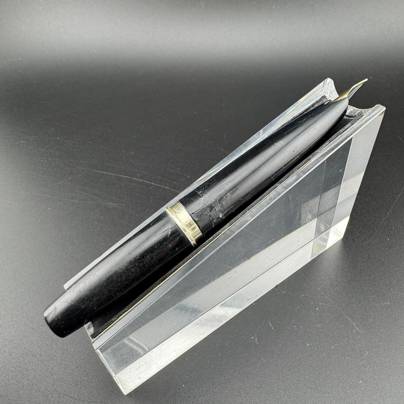 Sailor Black & Gold Pocket Fountain Pen 14K Gold Fine Nib