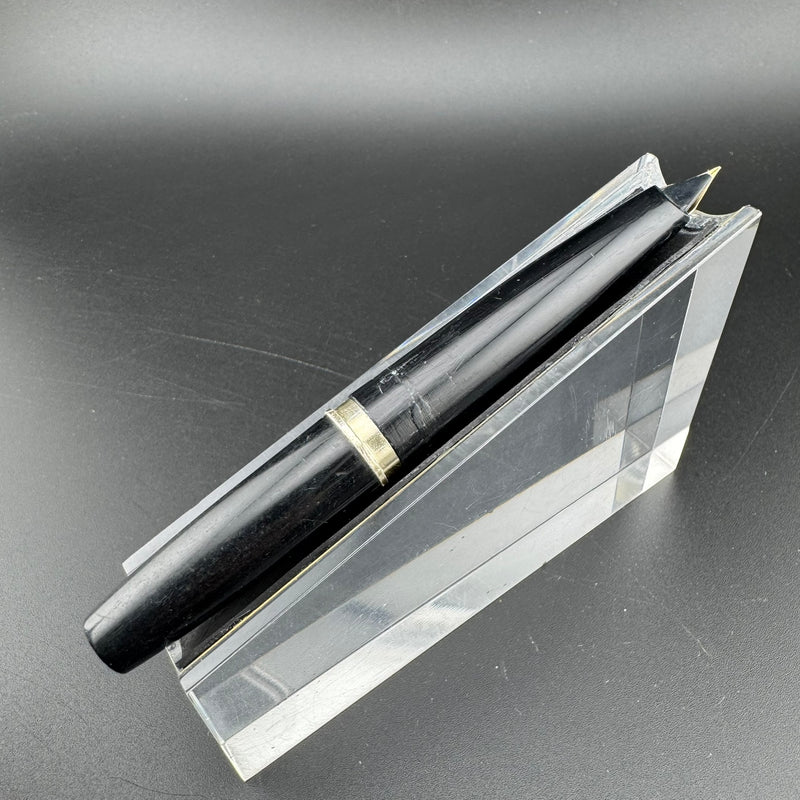 Sailor Black & Gold Pocket Fountain Pen 14K Gold Fine Nib