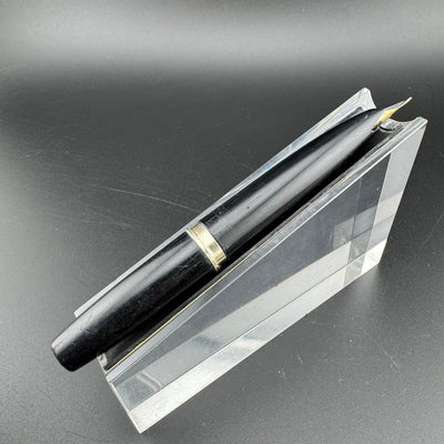 Sailor Black & Gold Pocket Fountain Pen 14K Gold Fine Nib