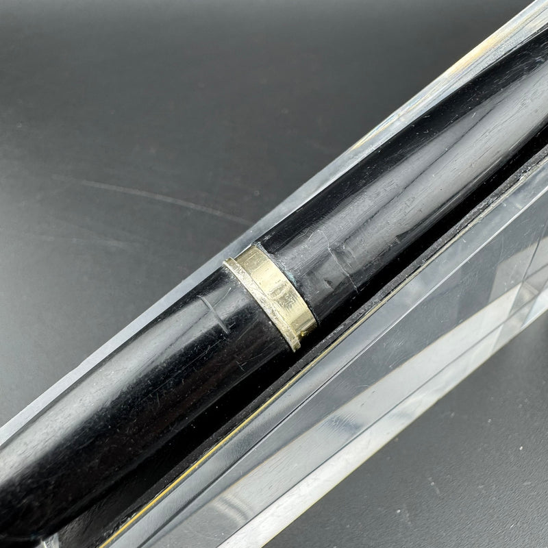 Sailor Black & Gold Pocket Fountain Pen 14K Gold Fine Nib