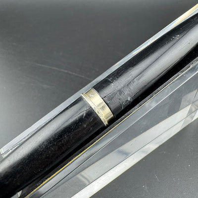 Sailor Black & Gold Pocket Fountain Pen 14K Gold Fine Nib