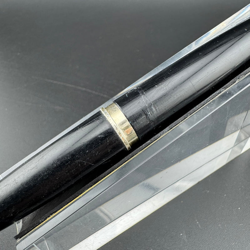 Sailor Black & Gold Pocket Fountain Pen 14K Gold Fine Nib