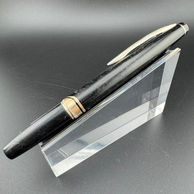 Sailor Black & Gold Pocket Fountain Pen 14K Gold Fine Nib