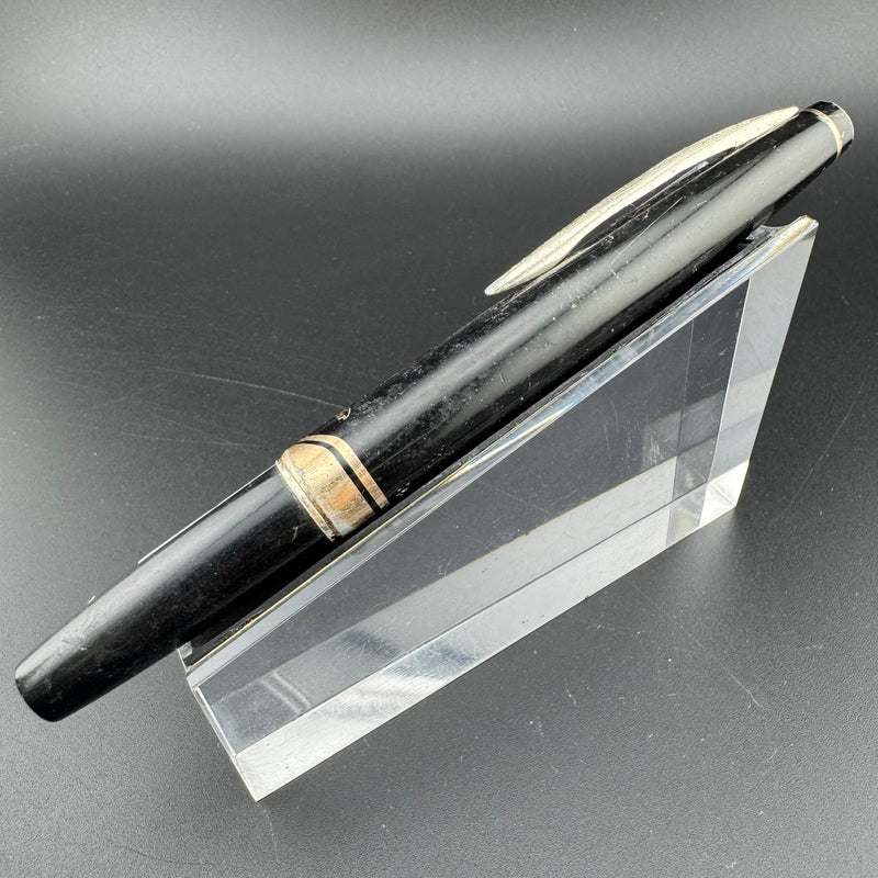 Sailor Black & Gold Pocket Fountain Pen 14K Gold Fine Nib