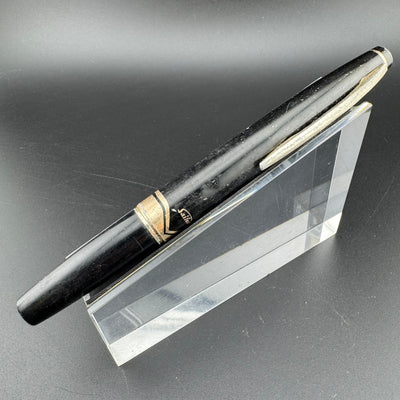 Sailor Black & Gold Pocket Fountain Pen 14K Gold Fine Nib