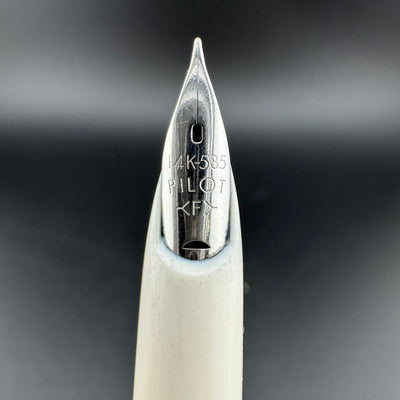 Pilot Elite Lady Pink/Silver Pocket Fountain Pen 14K Gold Fine Nib