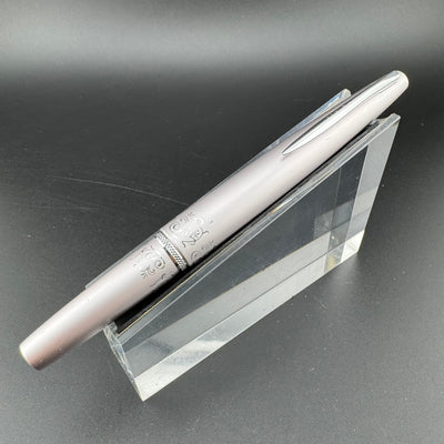 Pilot Elite Lady Pink/Silver Pocket Fountain Pen 14K Gold Fine Nib