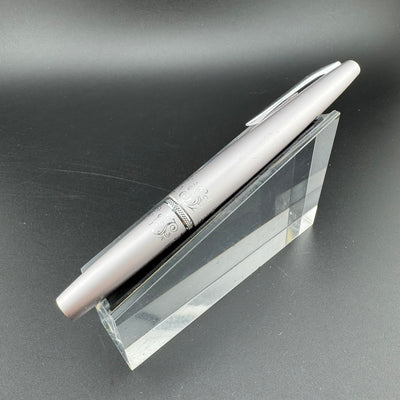 Pilot Elite Lady Pink/Silver Pocket Fountain Pen 14K Gold Fine Nib