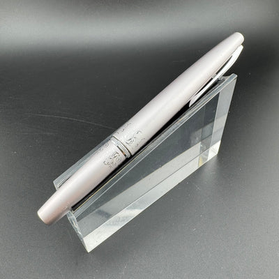 Pilot Elite Lady Pink/Silver Pocket Fountain Pen 14K Gold Fine Nib