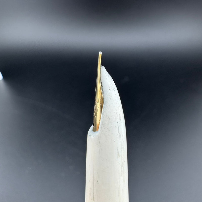 Pilot Elite Lady Silver Heart Pocket Fountain Pen 18K Gold Fine Nib