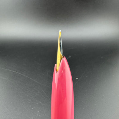 Platinum Silver & Purple Pocket Fountain Pen 18K Gold Fine Nib