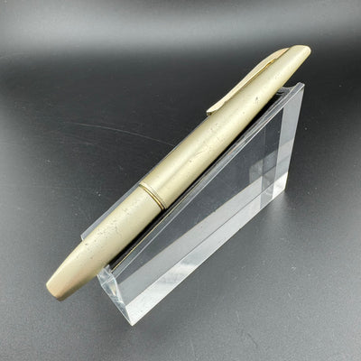 Platinum Silver & Purple Pocket Fountain Pen 18K Gold Fine Nib
