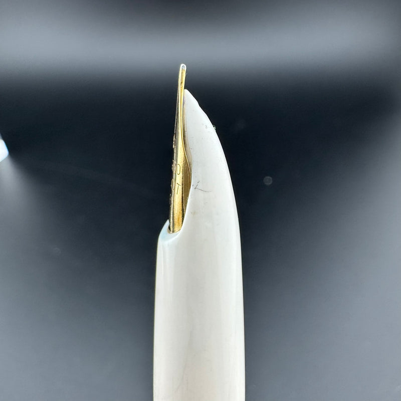 Pilot Lady Silver & Gold Fountain Pen 18K Gold Fine Nib