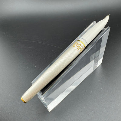 Pilot Lady Silver & Gold Fountain Pen 18K Gold Fine Nib