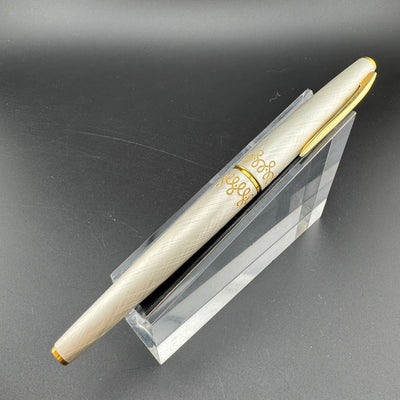 Pilot Lady Silver & Gold Fountain Pen 18K Gold Fine Nib