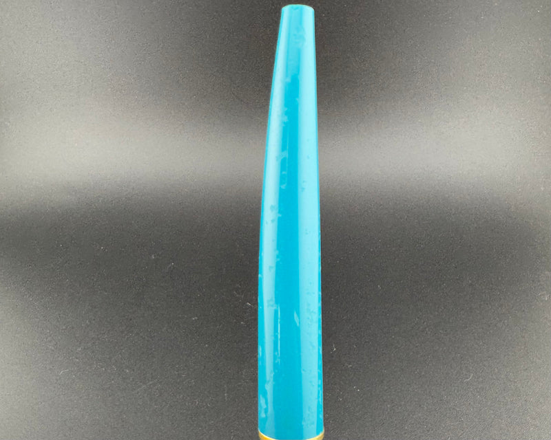 Parker 45 CT Custom Turquoise Fountain Pen 10K Gold Fine Nib