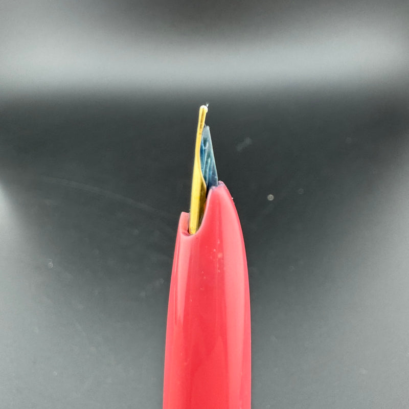 Platinum Pink & Silver Aluminum Fountain Pen 18K Gold Medium Nib