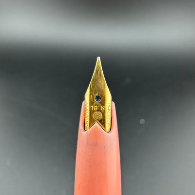 Platinum Pink & Silver Pocket Fountain Pen 18K Gold Fine Nib