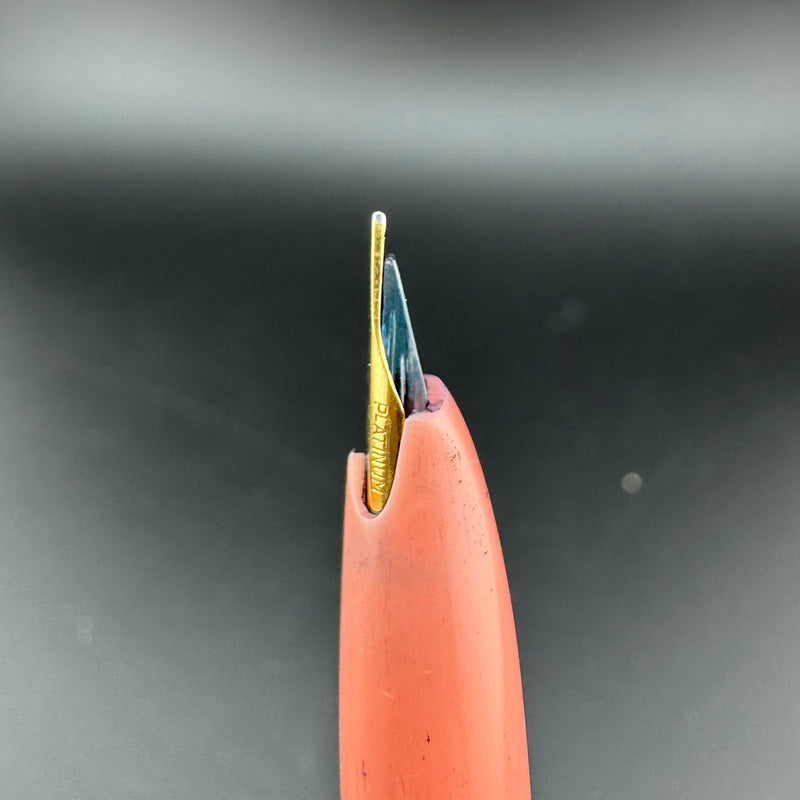 Platinum Pink & Silver Pocket Fountain Pen 18K Gold Fine Nib