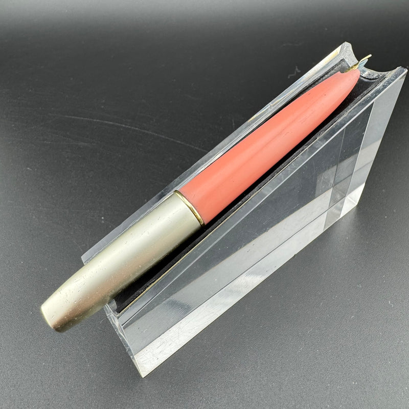 Platinum Pink & Silver Pocket Fountain Pen 18K Gold Fine Nib