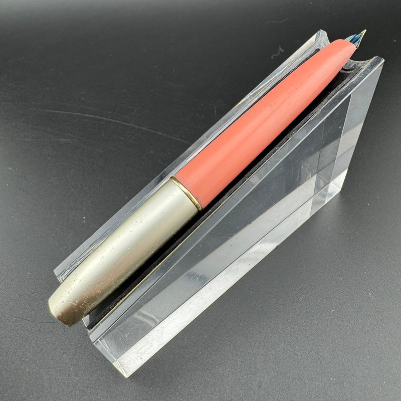 Platinum Pink & Silver Pocket Fountain Pen 18K Gold Fine Nib