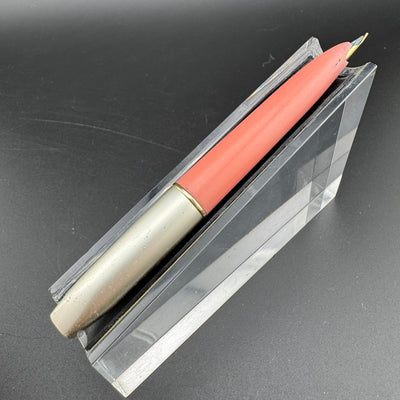 Platinum Pink & Silver Pocket Fountain Pen 18K Gold Fine Nib