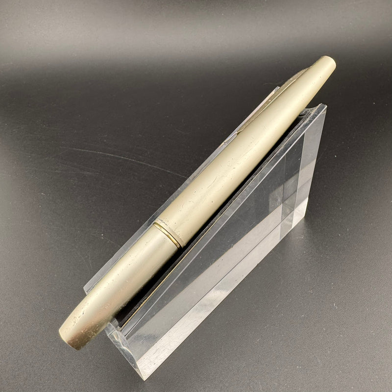 Platinum Pink & Silver Pocket Fountain Pen 18K Gold Fine Nib