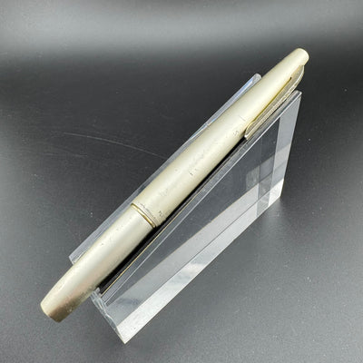 Platinum Pink & Silver Pocket Fountain Pen 18K Gold Fine Nib