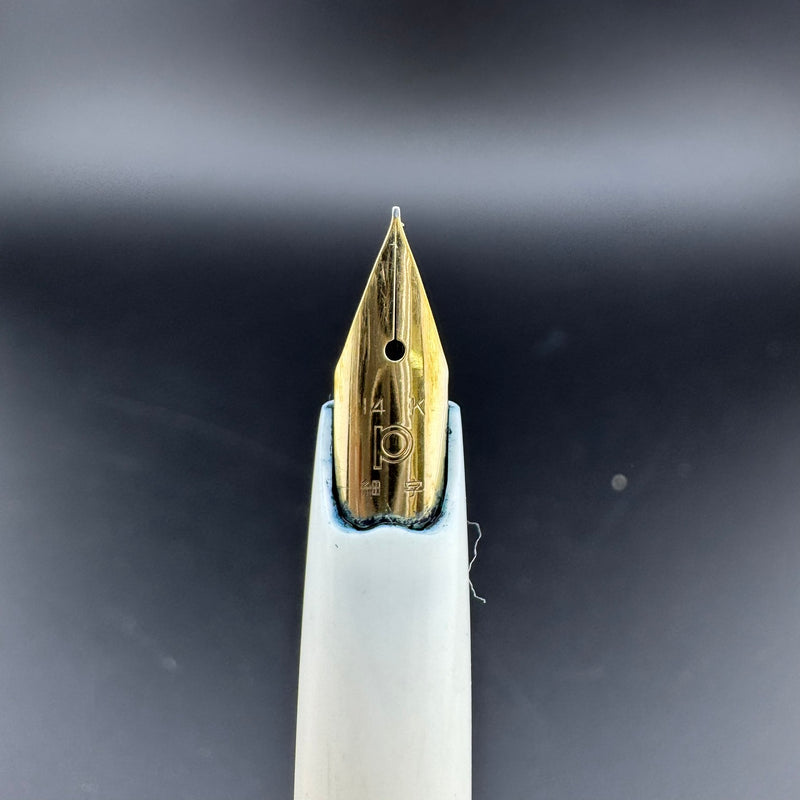 Platinum Floral Butterfly Pocket Fountain Pen 14K Gold Fine Nib