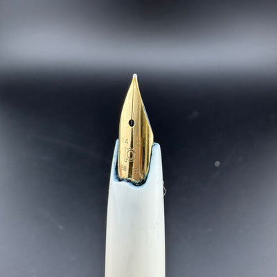 Platinum Floral Butterfly Pocket Fountain Pen 14K Gold Fine Nib