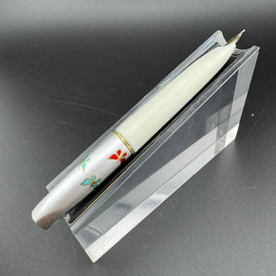 Platinum Floral Butterfly Pocket Fountain Pen 14K Gold Fine Nib