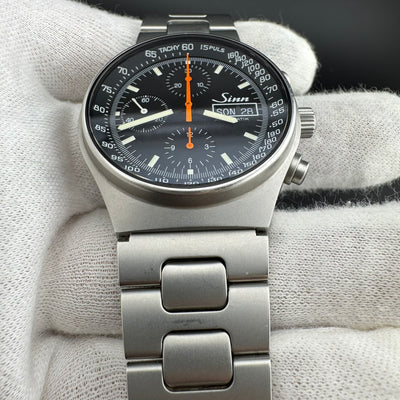 Sinn REF 144.M.SA Men's Automatic Chronograph Watch w/Box & Card