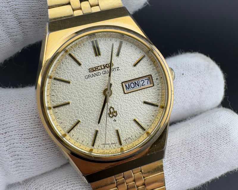 Seiko Grand Quartz 48GQ Ref. 4843-8100 Gold Plated Men&