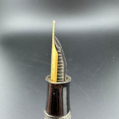 An-Esu S.S.S. Ebonite Eyedropper Fountain Pen Steel Fine Nib Unrestored