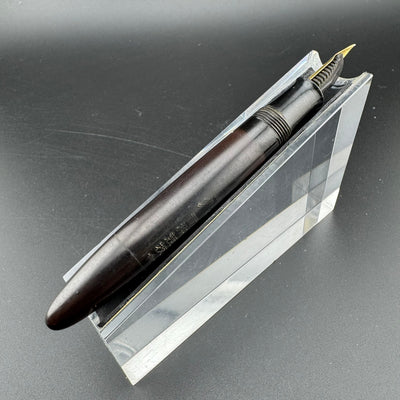 An-Esu S.S.S. Ebonite Eyedropper Fountain Pen Steel Fine Nib Unrestored