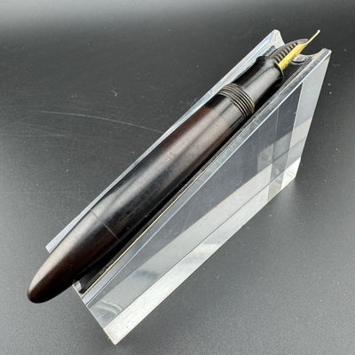 An-Esu S.S.S. Ebonite Eyedropper Fountain Pen Steel Fine Nib Unrestored