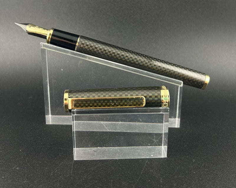 Sailor 75th Anniversary Carbon Fiber Fountain Pen 14K Two-Tone Gold nib
