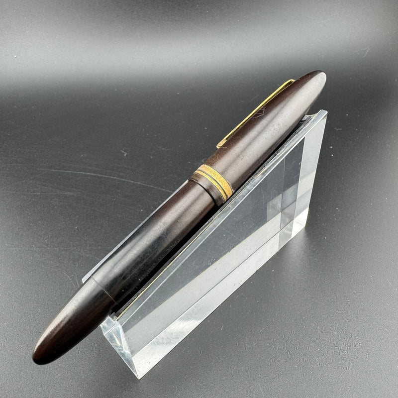 An-Esu S.S.S. Ebonite Eyedropper Fountain Pen Steel Fine Nib Unrestored