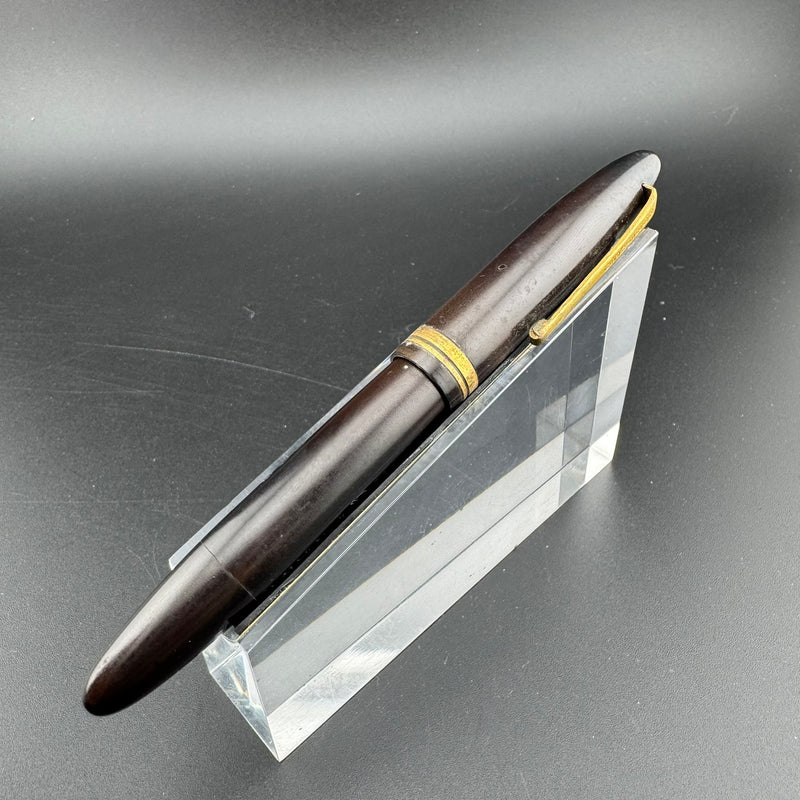 An-Esu S.S.S. Ebonite Eyedropper Fountain Pen Steel Fine Nib Unrestored