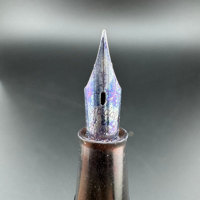 Newman Special Celluloid Lever Filler Fountain Pen Steel EF Nib Unrestored