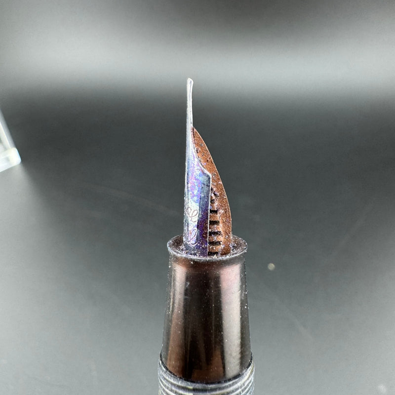 Newman Special Celluloid Lever Filler Fountain Pen Steel EF Nib Unrestored