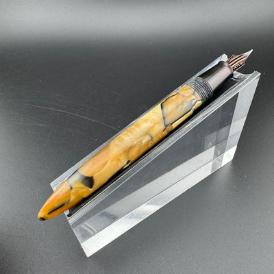 Newman Special Celluloid Lever Filler Fountain Pen Steel EF Nib Unrestored