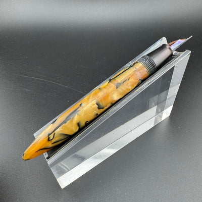 Newman Special Celluloid Lever Filler Fountain Pen Steel EF Nib Unrestored