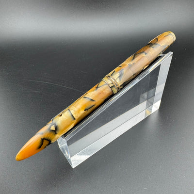 Newman Special Celluloid Lever Filler Fountain Pen Steel EF Nib Unrestored