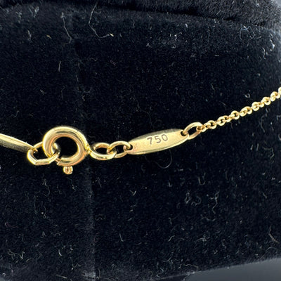 Tiffany & Co. Peretti Infinity Cross 18K Gold Pendant Necklace