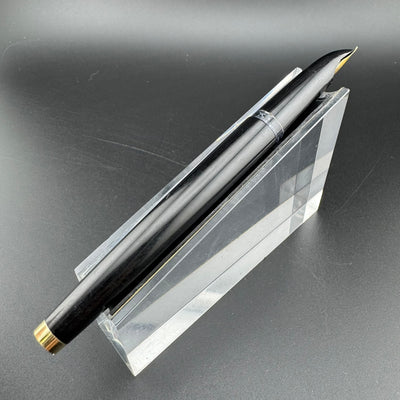 Pilot E Silver & Black Fountain Pen 14K Gold Posting Nib