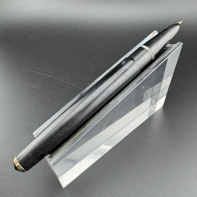 Pilot Super 100B Black Resin Fountain Pen 14K Gold Fine Nib Unrestored