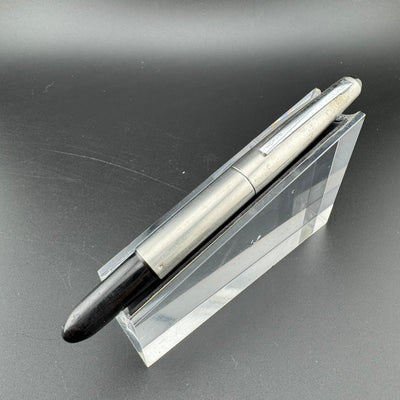 Pilot Steel & Resin Short-Long Telescoping Pocket Fountain Pen 14K Gold Fine Nib